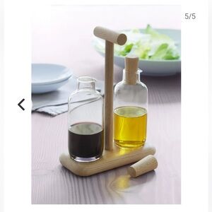 LSA Dine Oil & Vinegar Set & Oak